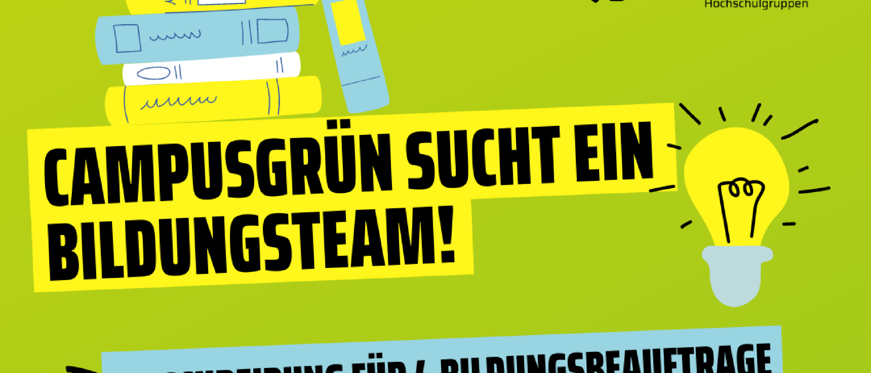 Campusgrün sucht ein Bildungsteam!