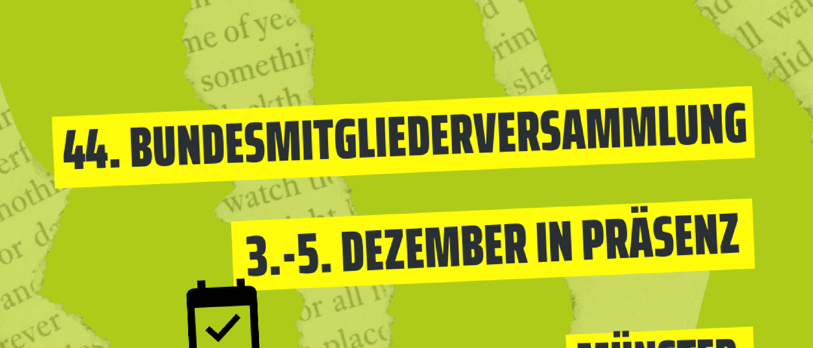 Einladung zur 44.BMV