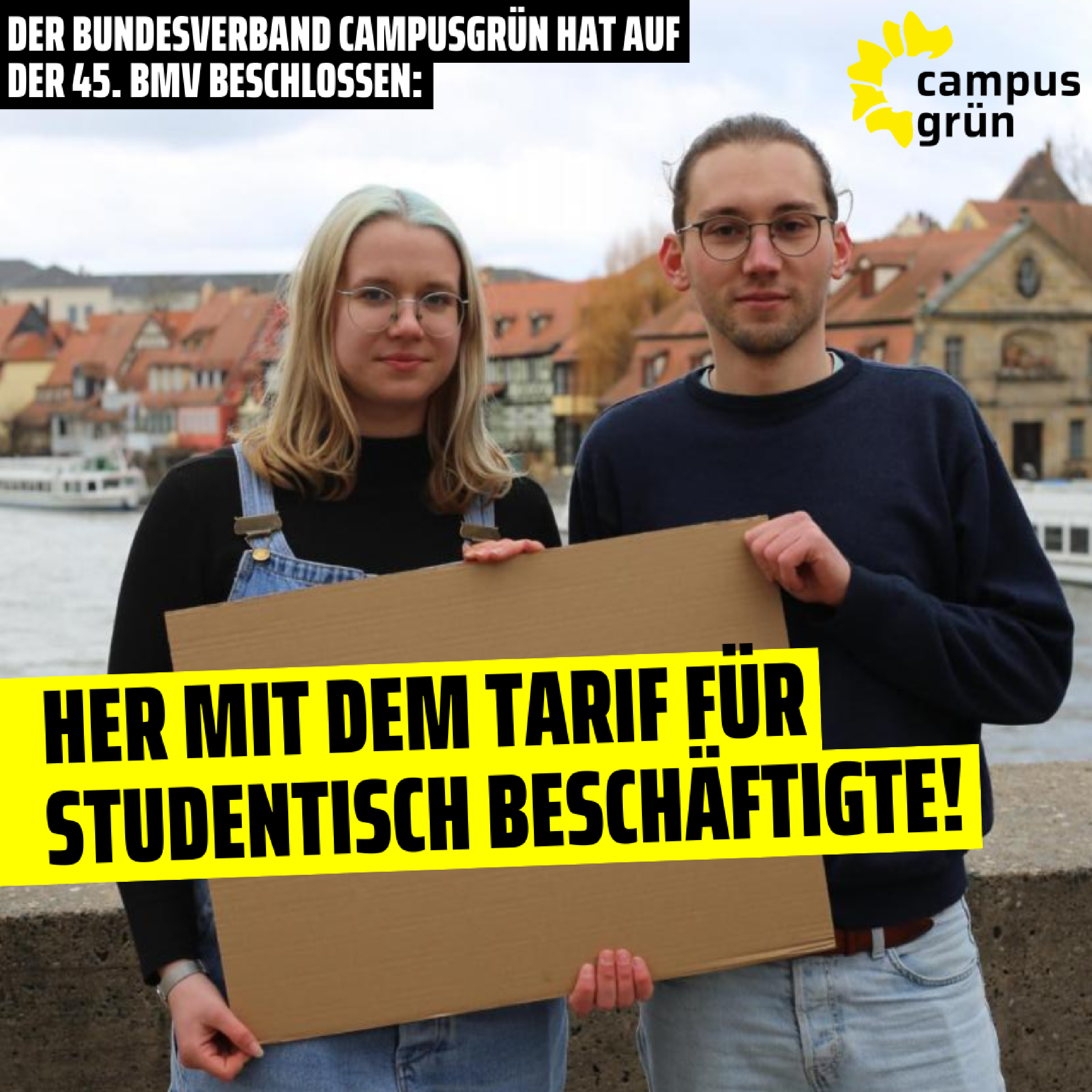 Her mit dem Tarif für studentisch Beschäftige!