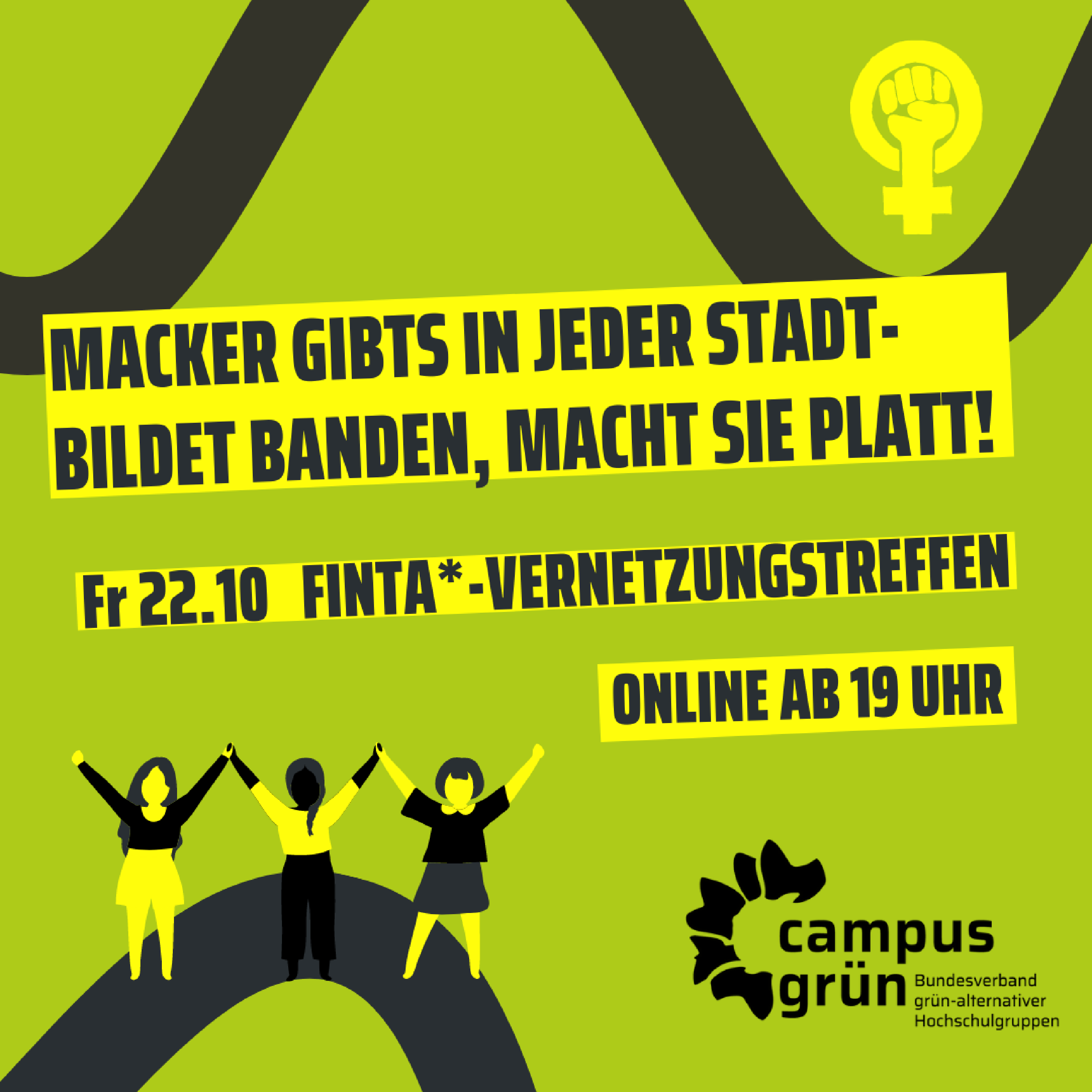 MACKER GIBTS IN JEDER STADT- BILDET BANDEN, MACHT SIE PLATT!