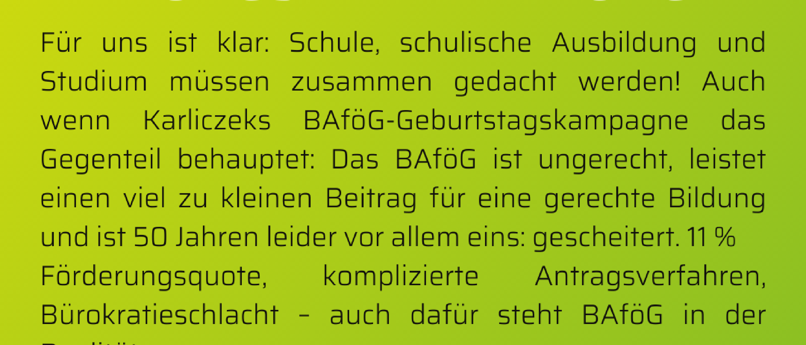 Solidarische Bildungsfinanzierung
