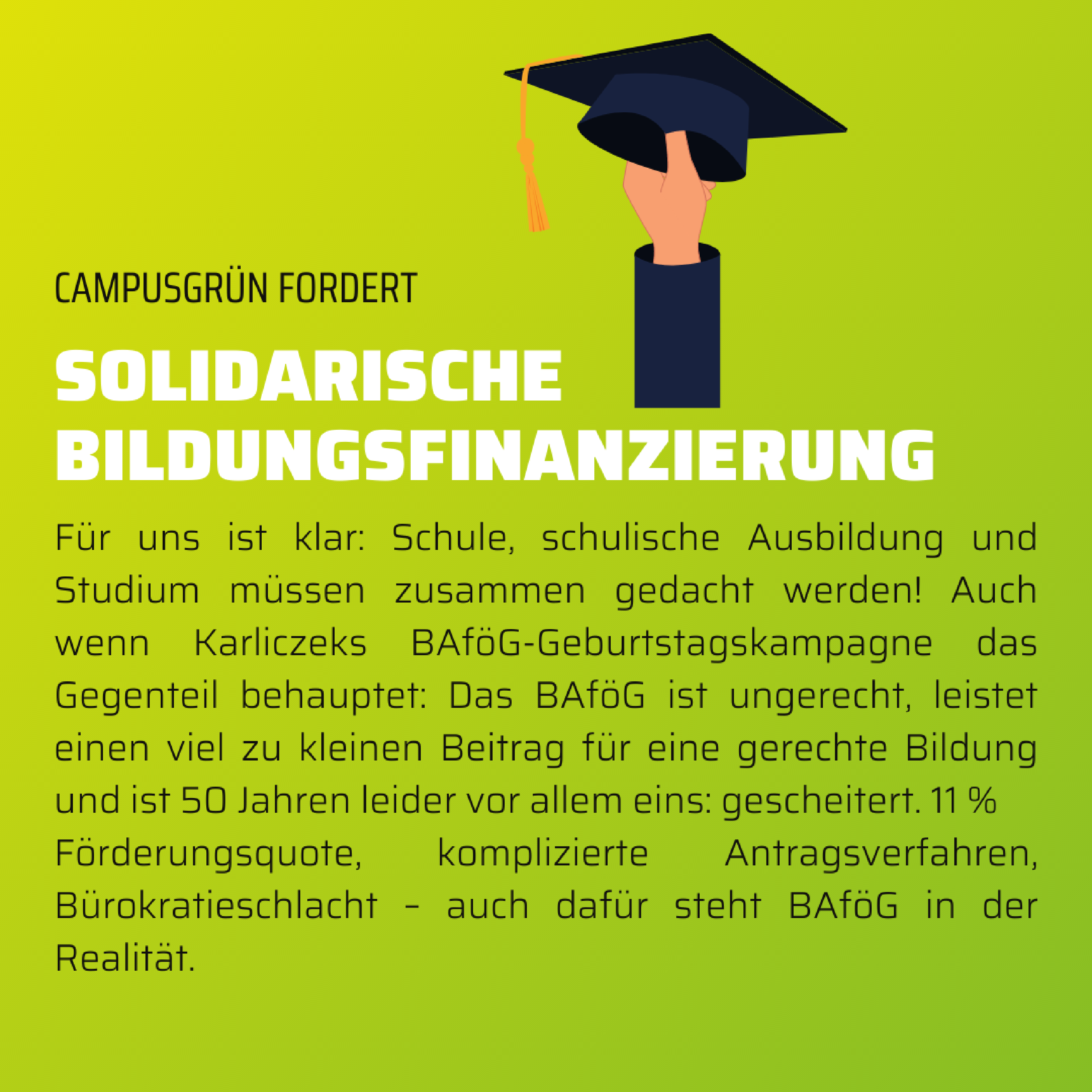 Solidarische Bildungsfinanzierung