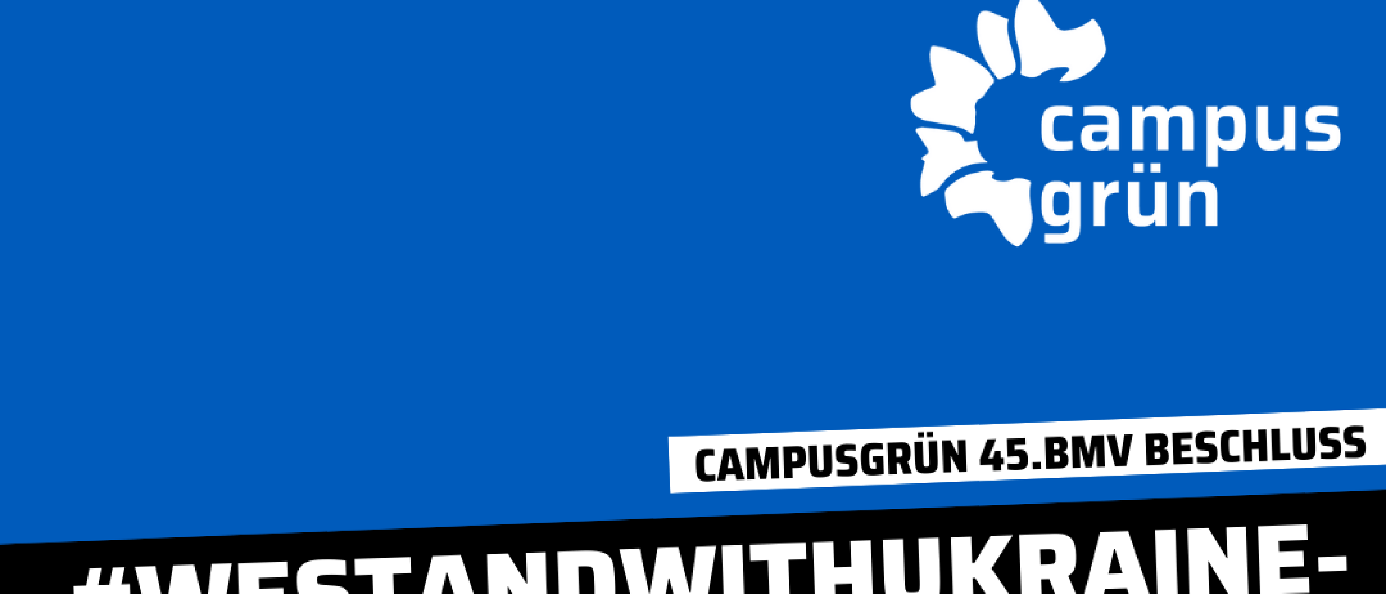 #westandwithukraine – Solidarität mit der Ukraine